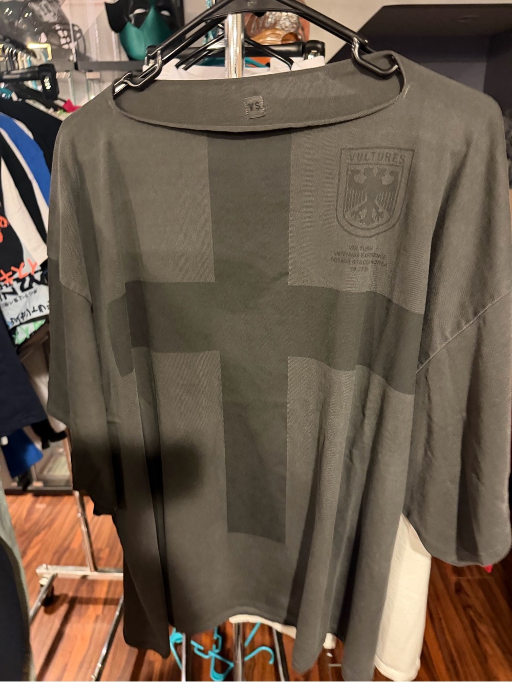 Yeezy Dark Gray SZ3 L/XL(oversize will fit a XL) Men's Tee - Relaxed